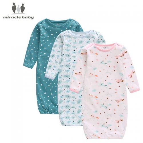 3er Baby Schlafsack mit Mütze Schlafanzug Schlafstrampler Baumwolle 0-6 6-12 Monate